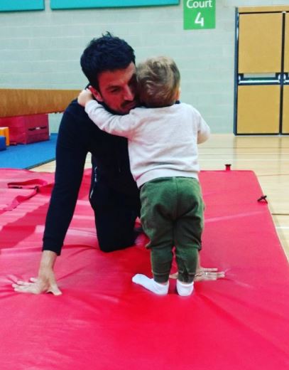 Peter Andre and son Theo