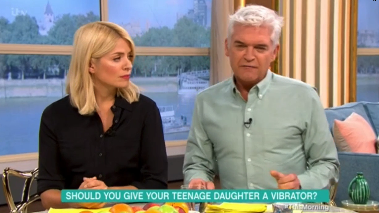 Holly Willoughby and Phillip Schofield on This Morning