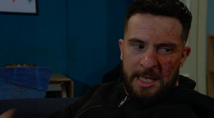 Ross Barton in Emmerdale as Ross Barton