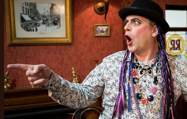 Steve McDonald as Boy George in Coronation Street