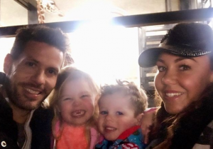 Michelle Heaton and family in Instagram