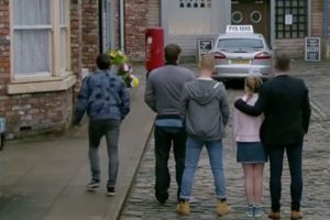 Eileen Grimshaw, departing, exit, leaving, Corrie, Coronation Street, goodbye