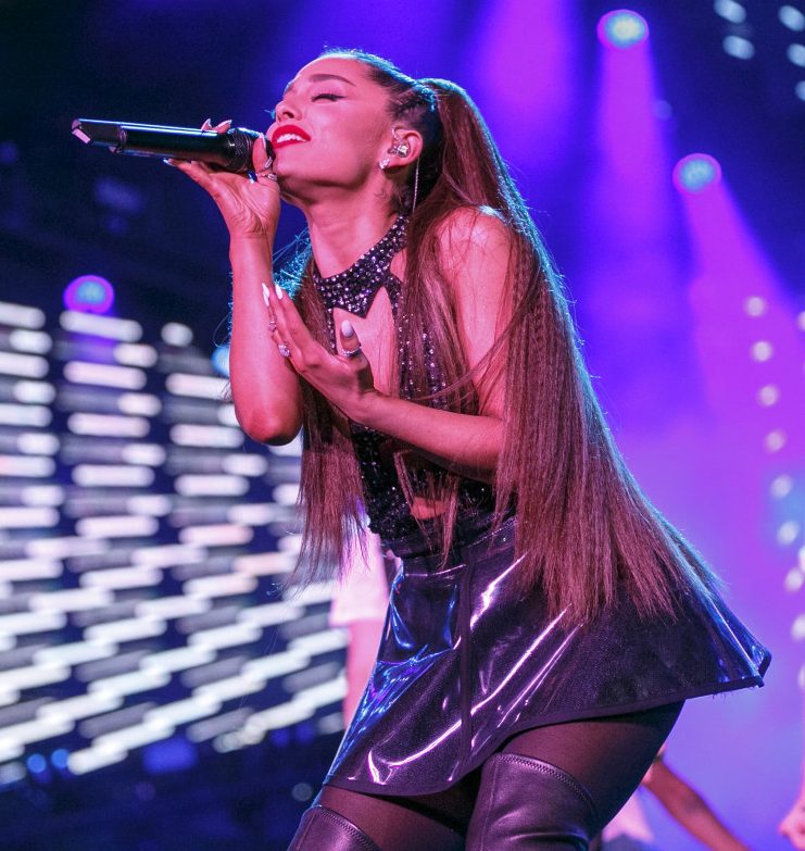 Ariana Grande performs onstage during the 2018 iHeartRadio Wango Tango by AT&T at Banc of California Stadium on June 2, 2018 in Los Angeles, California. (Photo by Rich Polk/Getty Images for iHeartMedia )