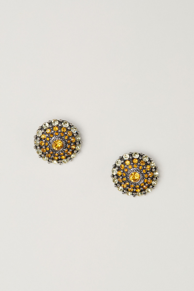 H & M diamante earrimngs