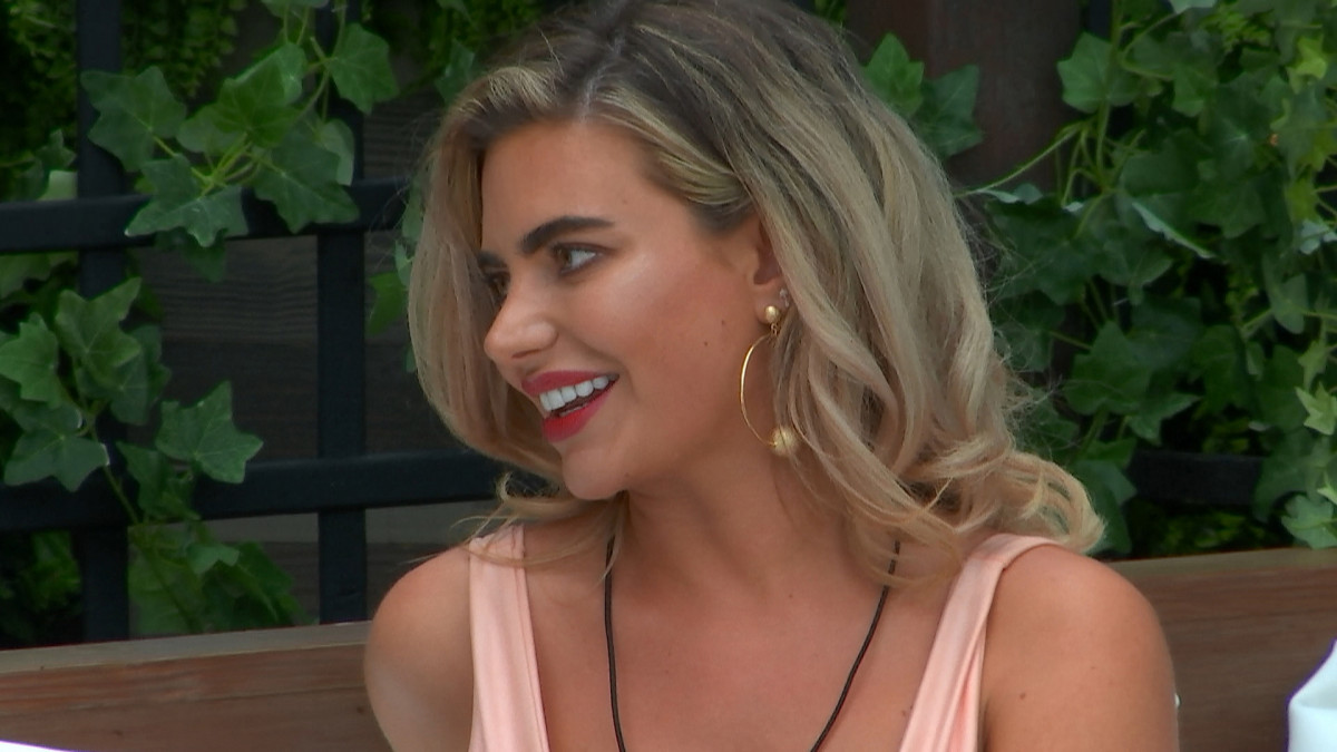 Love Island's Alex talks to Megan before Eyal interrupts