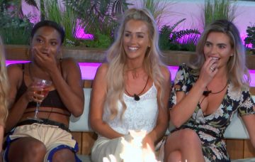 Love Island girls play a game of dare