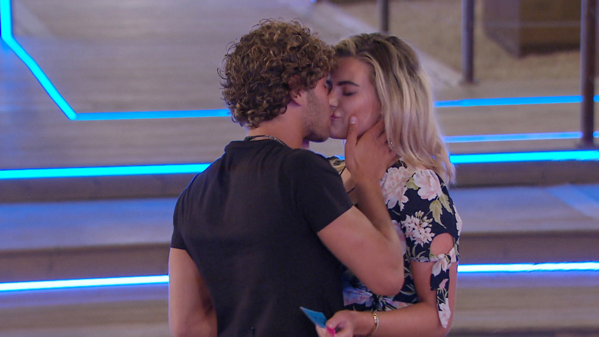 Love Island's Eyal and Megan kiss during truth or dare