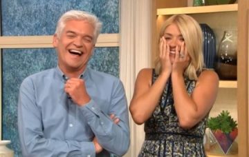 Phillip Schofield and Holly Willoughby on Love Island
