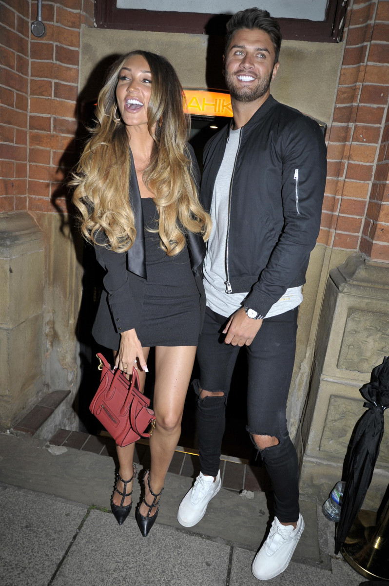 Megan McKenna And Mike Thalassitis Arrives At Mahiki Nightclub In Manchester