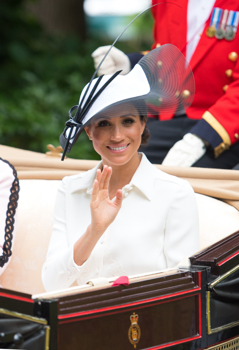 Meghan, Duchess of Sussex, Royals arrive on day one of Royal Ascot 2018 