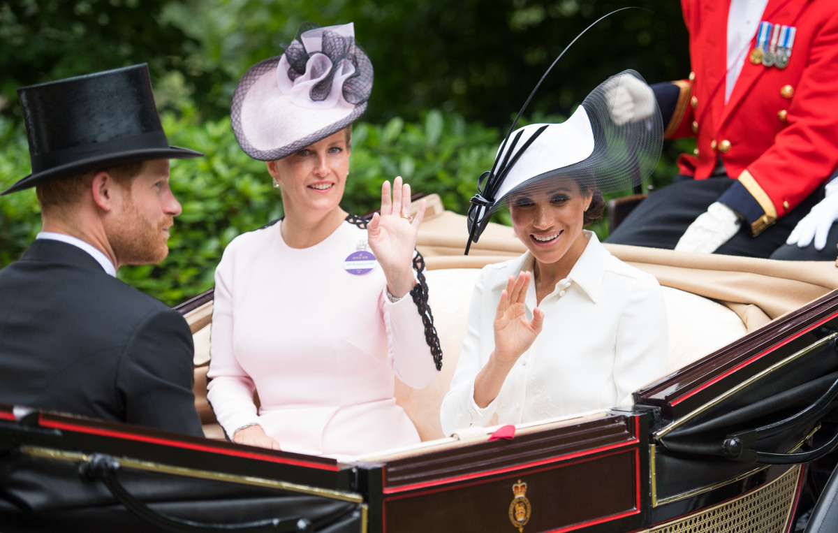 Meghan, Duchess of Sussex, Royals arrive on day one of Royal Ascot 2018 