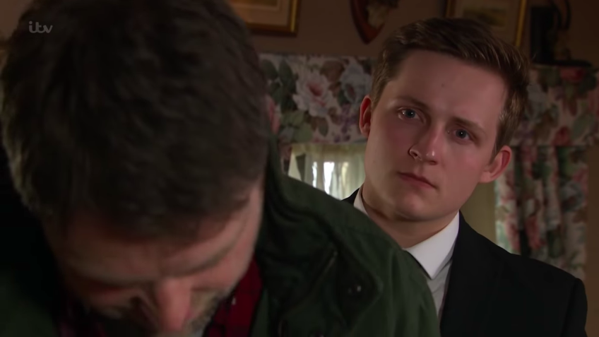 Lachlan White in Emmerdale