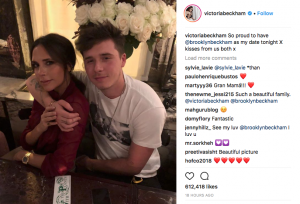 Victoria with son Brooklyn