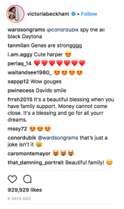 Praise from fans