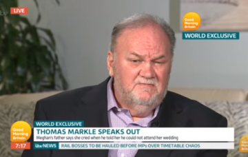 Thomas Markle on Good Morning Britain (Credit: ITV)