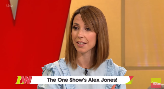 Alex Jones on Loose Women (Credit: ITV)