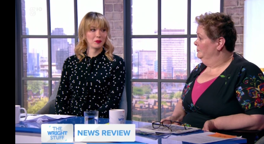 Paris Lees and Anne Hegerty on The Wright Stuff