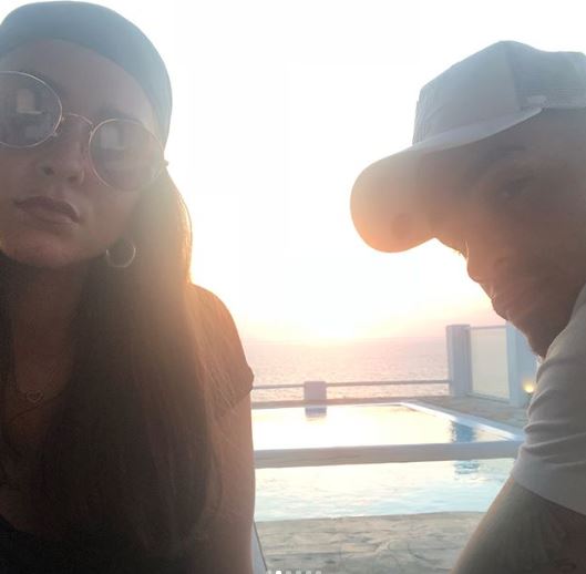Brooke Vincent and Kean Bryan on holiday