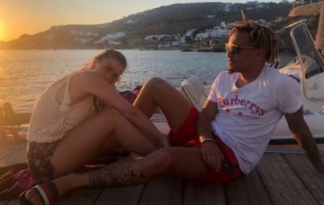 Brooke Vincent and Kean Bryan on holiday