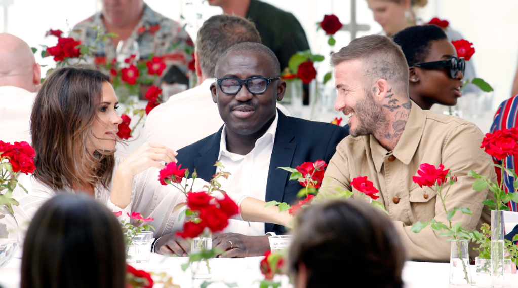 The Beckhams attend London Fashion Week Men