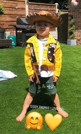 Brooke Vincent visits Adam Thomas' son Teddy and daughter Elsie-Rose