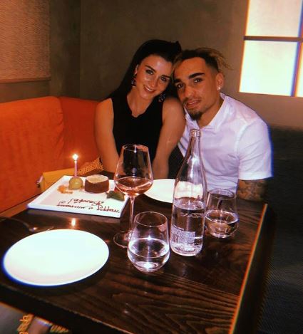 Brooke Vincent and Kean Bryan in Milan for her 26th birthday