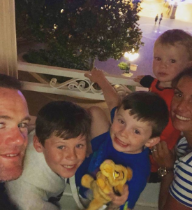 Coleen and Wayne Rooney and sons on holiday (Credit Instagram)