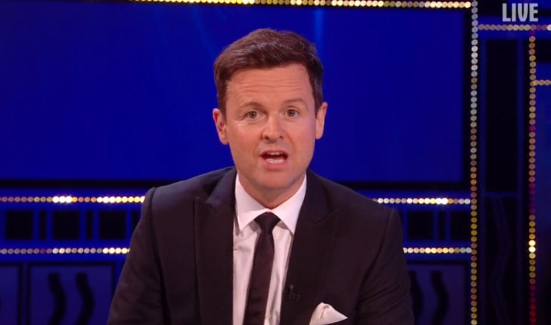 Dec Donnelly hosts the Britain's Got Talent final