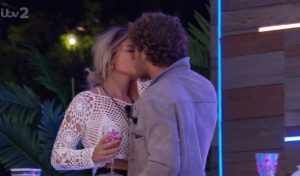 Love Island's Eyal Booker kisses Megan Barton Hanson in front of Alex George