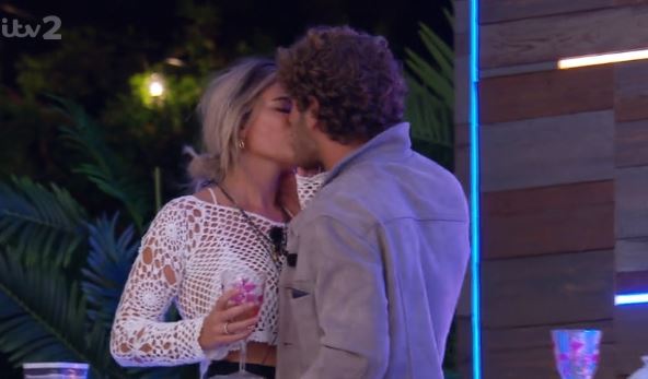 Love Island's Eyal Booker kisses Megan Barton Hanson in front of Alex George