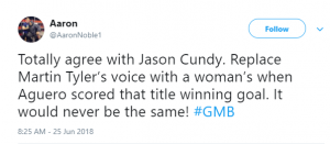 GMB debate tweet