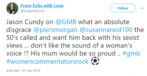GMB debate tweet