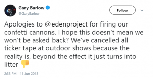 Gary Barlow tweets