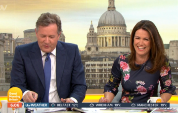 Piers Morgan and Susanna Reid on GMB