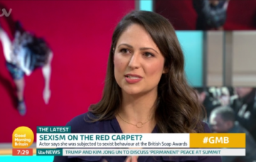 Nicola Thorp on Good Morning Britain (Credit: ITV)