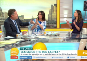 Sexism debate on Good Morning Britain (Credit: ITV)