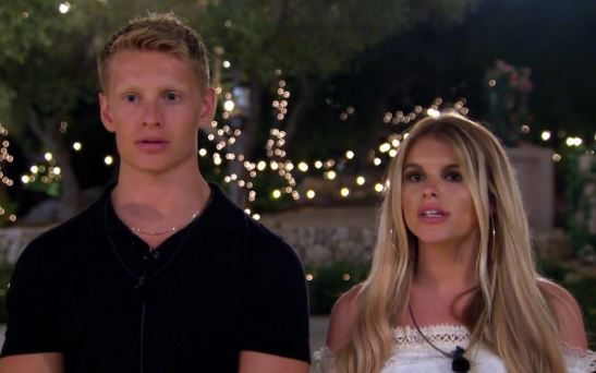 Love Island's Hayley and Chasrlie
