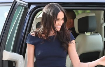 Meghan Markle and mum Doria at Clivedon House Hotel