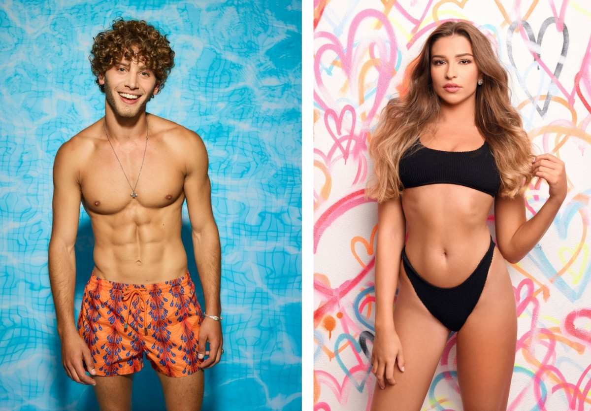 Love Island's Eyal and Zara