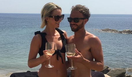 Jack P Shepherd and Hanni Treweek on holiday (Credit: Instagram)