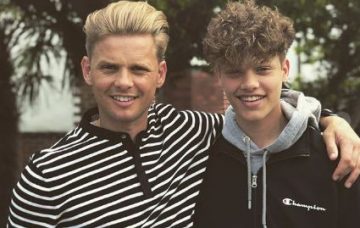 Jeff Brazier and son Bobby (Credit: Instagram)