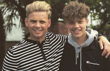 Jeff Brazier and son Bobby (Credit: Instagram)