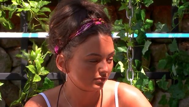 Kendall Rae-Knight on Love Island