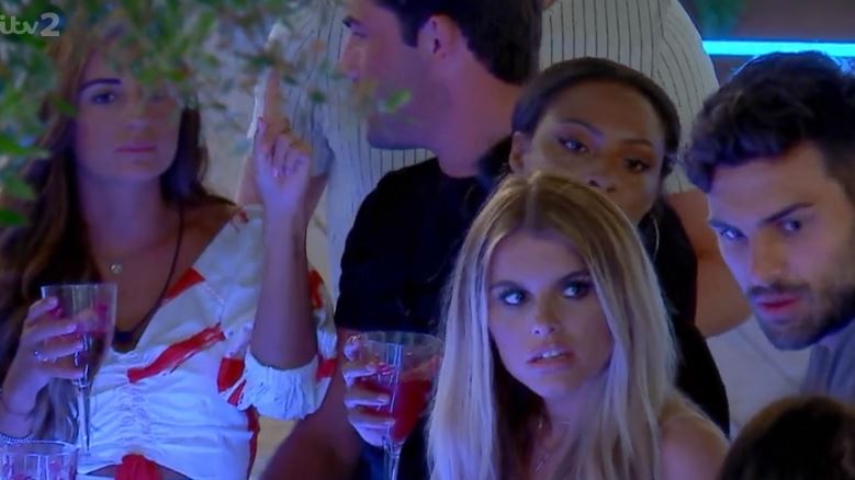 Love Island's Rosie confronts Adam about keeping a secret