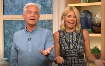 Phillip Schofield and Holly Willoughby on Love Island