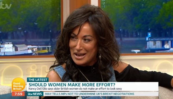 Nancy Dell'Olio on Good Morning Britain