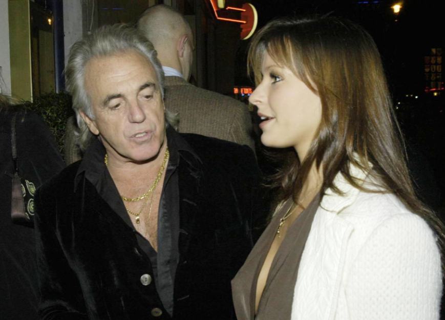 Peter Stringfellow and wife Bella Wright