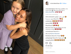 Victoria and Harper Beckham (Credit: Instagram)