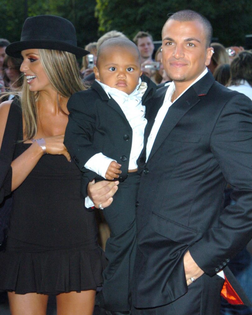 Peter Andre with Katie Price and Harvey