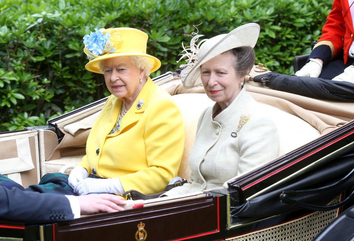 The Queen and Princess Royal at Royal Ascot